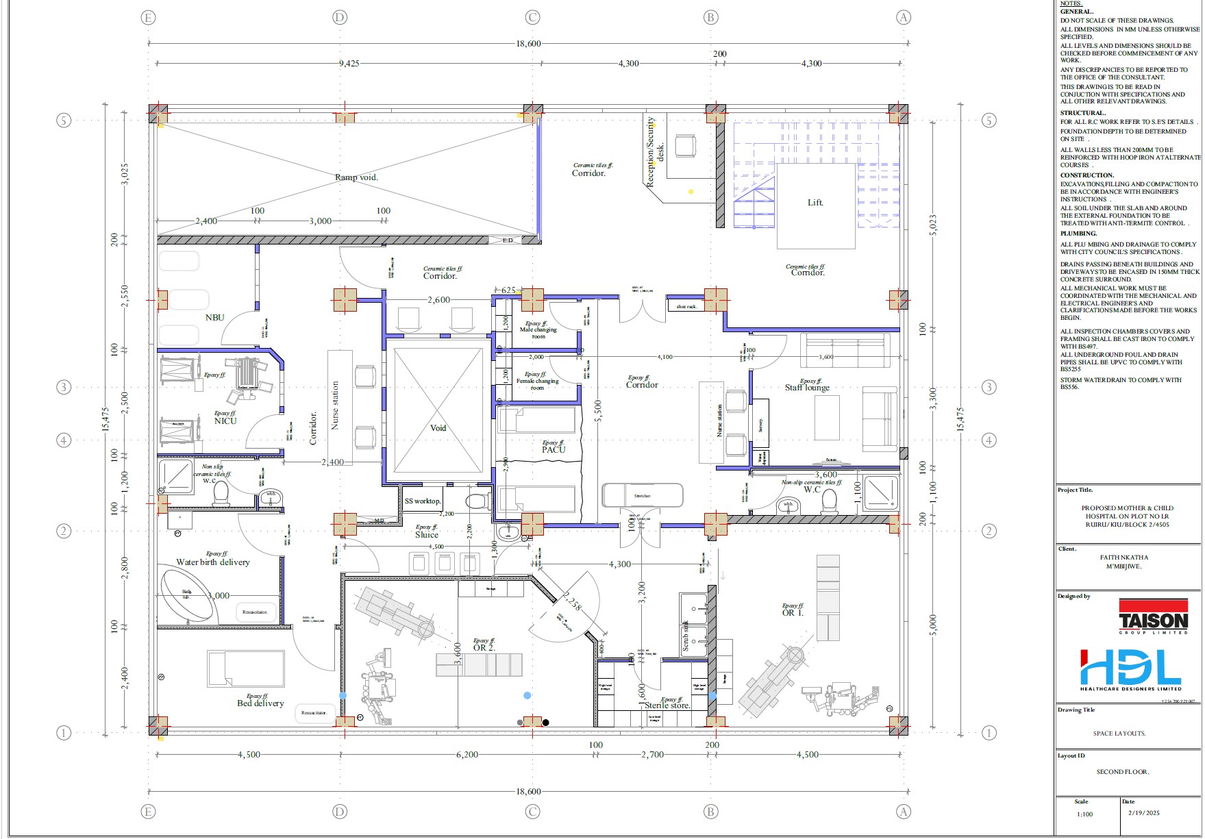 Mother and Child Hospital Kamaki's design