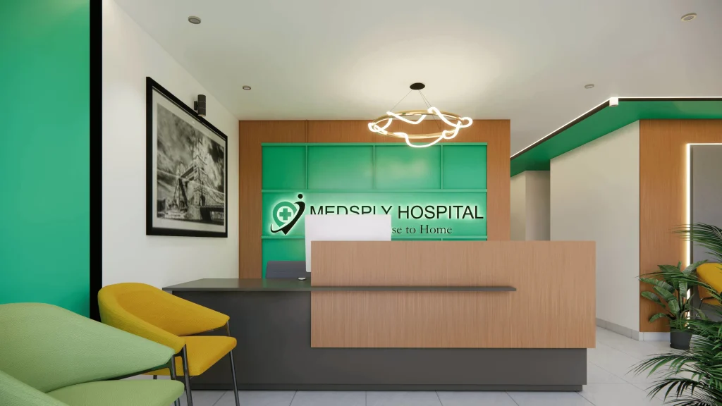 Level 3B Hospital Mumias reception overview